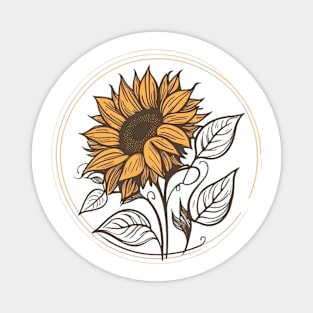 Sunflower logo Magnet